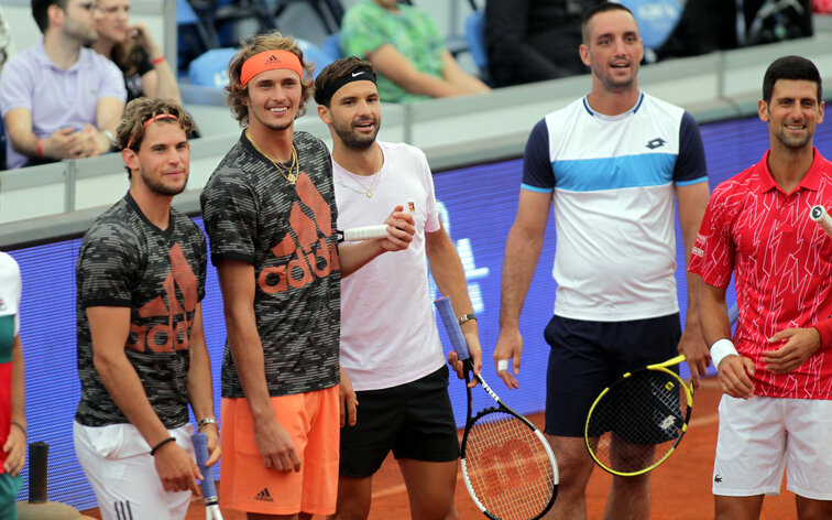 Am heutigen Samstag werden Thiem, Zverev, Djokovic und Dimotrov gleich zwei Mal auf dem Platz stehen. 
