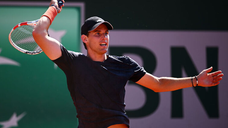 Dominic Thiem stays on sand for a while