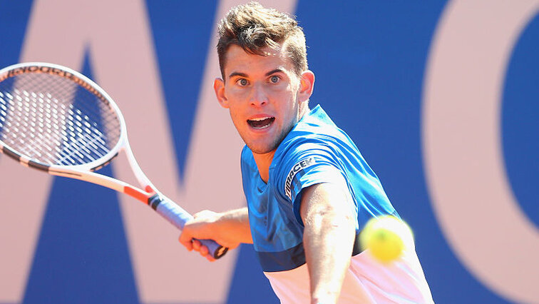 Dominic Thiem bei seinem bislang letzten Einzel-Auftritt in München 2016