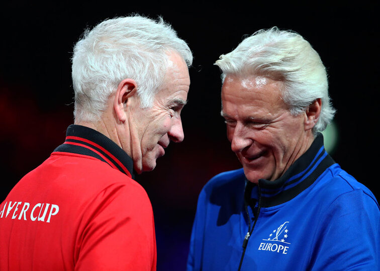 John McEnroe und Björn Borg