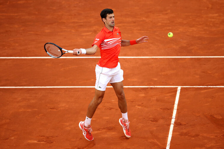 Novak Djokovic at the ATP Masters 1000 tournament in Madrid