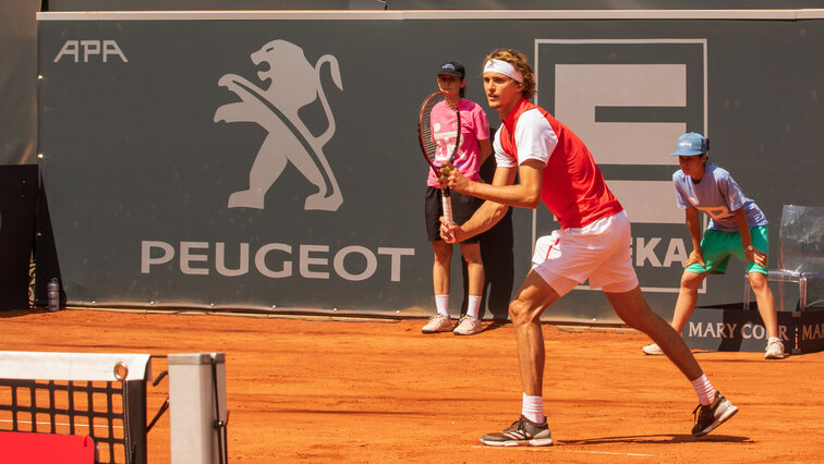 Alexander Zverev at the 2019 home game at Hamburg's Rothenbaum