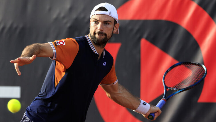 In seinem Achtelfinale gegen Justin Engel packte Jurij Rodionov in beiden Sätzen in der Schlussphase konsequent zu. GEPA Pictures