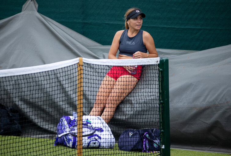 Sofia Kenin failed surprisingly early at Wimbledon