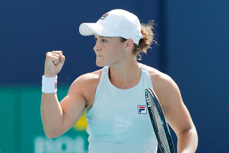 Ashleigh Barty steht in Miami erneut im Finale Ashleigh Barty at the WTA 1000 tournament in Miami