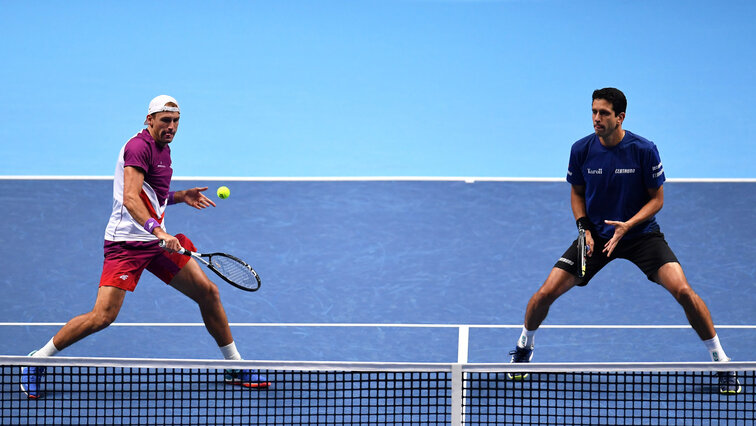 Lukasz Kubot (li.) und Marcelo Melo (re.) Lukasz Kubot (left) and Marcelo Melo (right)