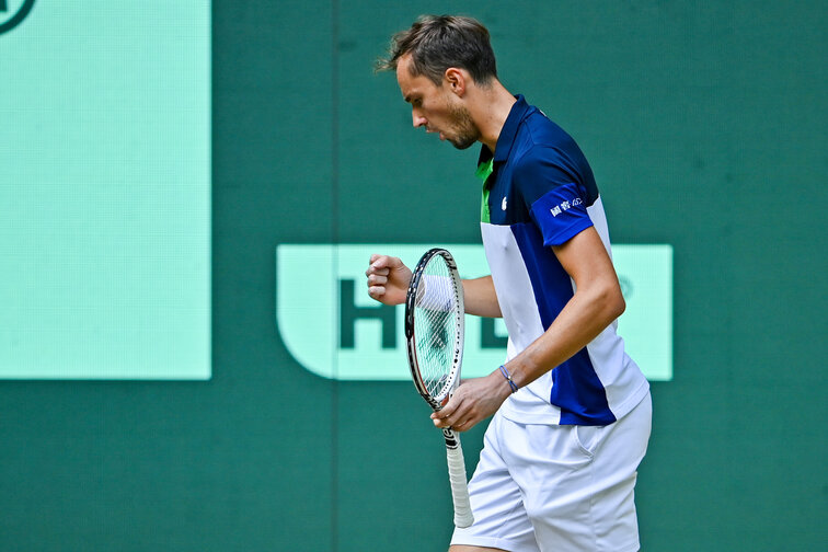 Daniil Medvedev steht beim ATP-Event von Halle im Viertelfinale 