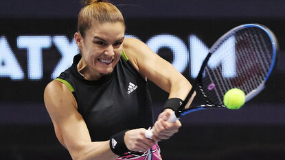 Maria Sakkari bleibt in St. Petersburg auf Titelkurs
