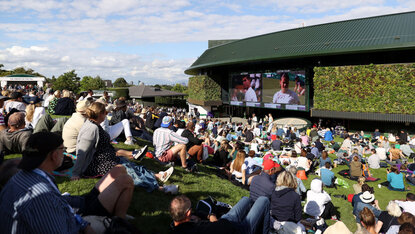 Der Henman Hill ist Jahr für Jahr bestens besucht Der Henman Hill ist Jahr für Jahr bestens besucht