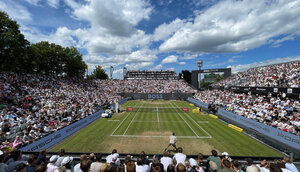 Der Center Court beim TC Weissenhof in Stuttgart