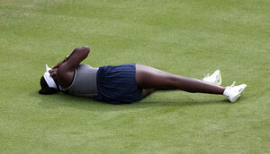 Victoria Mboko kam im Queen's Club schwer zu Sturz