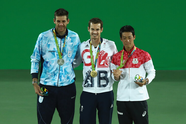 Juan Martin del Potro, Andy Murray und Kei Nishikori Kein Best-of-Five-Finale mehr bei Olympia