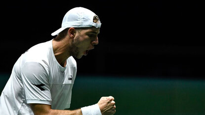 Jan-Lennard Struff muss am Freitag wieder on fire sein
