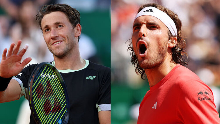 Casper Ruud und Stefanos Tsitsipas bestreiten heute das Endspiel in Monte-Carlo