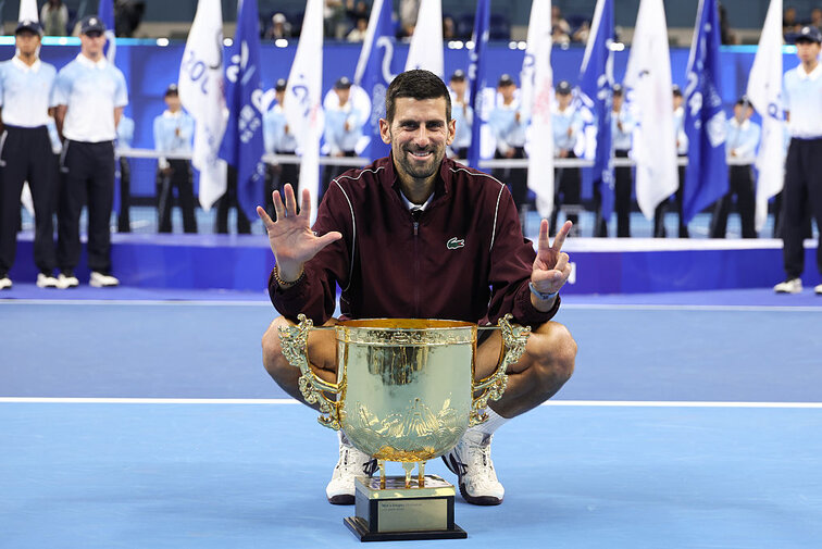 Novak Djokovic holte in Peking den Titel