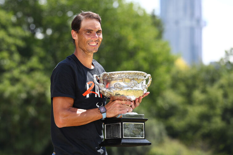 Rafael Nadal triumphed in Melbourne