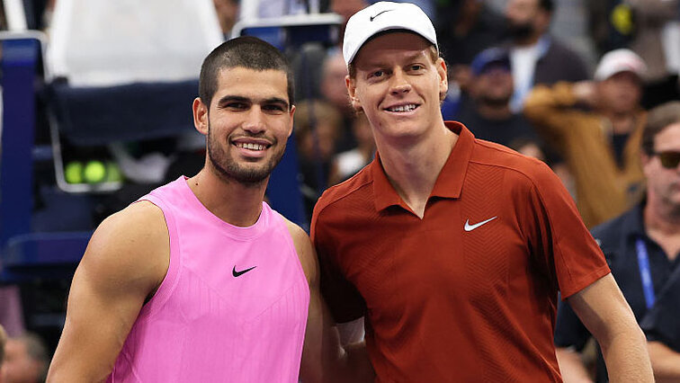 Carlos Alcaraz und Jannik Siner spielen heute um ziemlich viel Geld Carlos Alcaraz und Jannik Siner spielen heute um ziemlich viel Geld