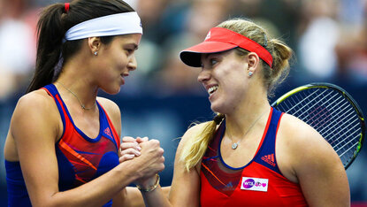 Ana Ivanovic und Angelique Kerber 2013 in Linz Ana Ivanovic und Angelique Kerber 2013 in Linz