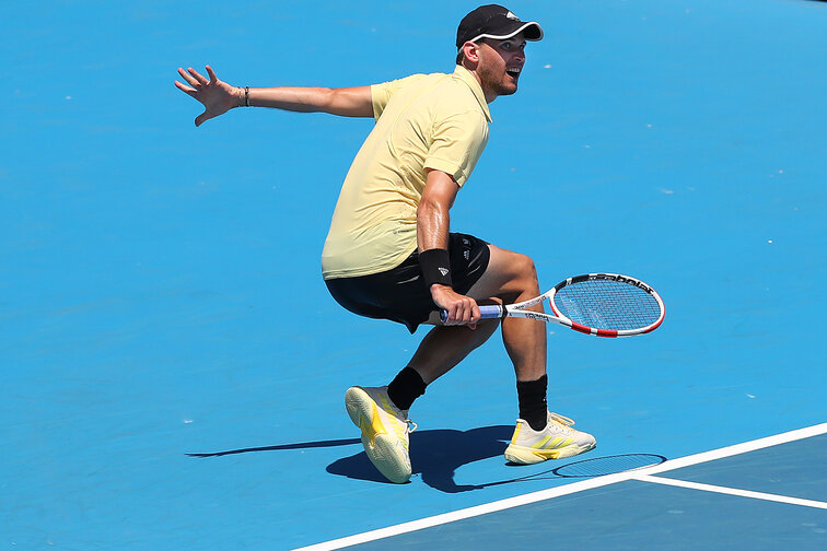 Dominic Thiem caught a difficult start in Australia