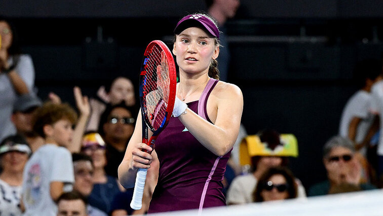 Elena Rybakina hat ihre gute Spätform von 2025 ins neue Jahr gerettet