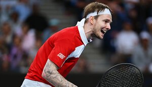 Alexander Bublik war in Rotterdam schon so gut wie draußen