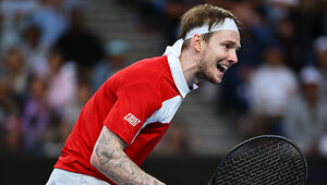 Alexander Bublik war in Rotterdam schon so gut wie draußen