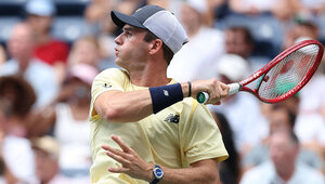 Markenzeichen Vorhand: Tommy paul am Sonntag bei den US Open 2026