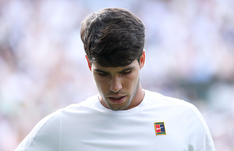 Carlos Alcaraz verlor zuletzt im Wimbledon-Finale Carlos Alcaraz verlor zuletzt im Wimbledon-Finale