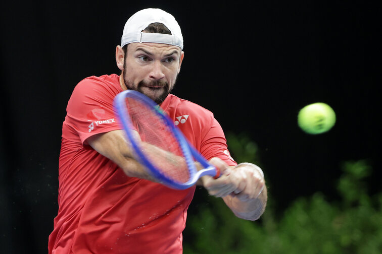 Jurij Rodionov bringt den entscheidenden Punkt gegen Marton Fucsovics