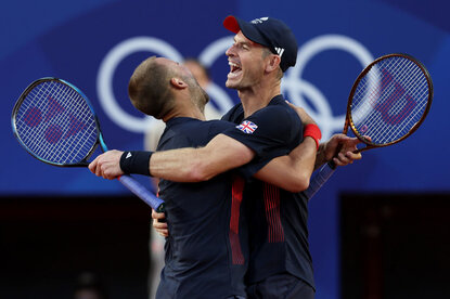 Der Traum lebt: Dan Evans und Andy Murray Der Traum lebt: Dan Evans und Andy Murray