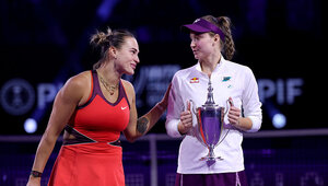 Aryna Sabalenka und Elena Rybakina trafen zuletzt bei den WTA Finals im Endspiel aufeinander.
