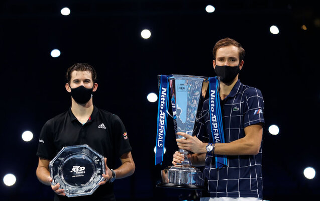 Daniil Medvedev turned out to be a little too strong for Thiem in the final of the ATP Finals.