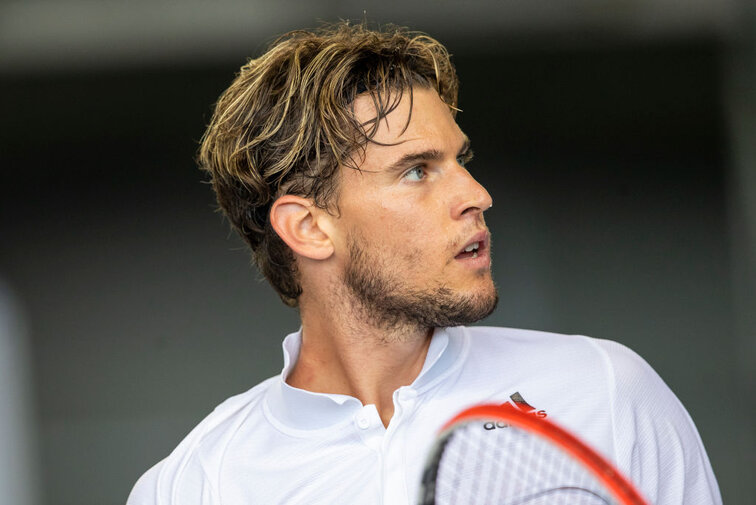 Dominic Thiem is in second position