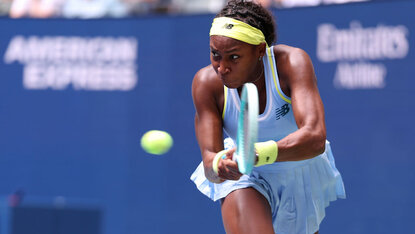 Coco Gauff am Sonntagnachmittag in Flushing Meadwos Coco Gauff am Sonntagnachmittag in Flushing Meadwos