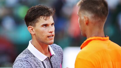Dominic Thiem und Martin Klizan in Kitzbühel 2018 Dominic Thiem und Martin Klizan in Kitzbühel 2018