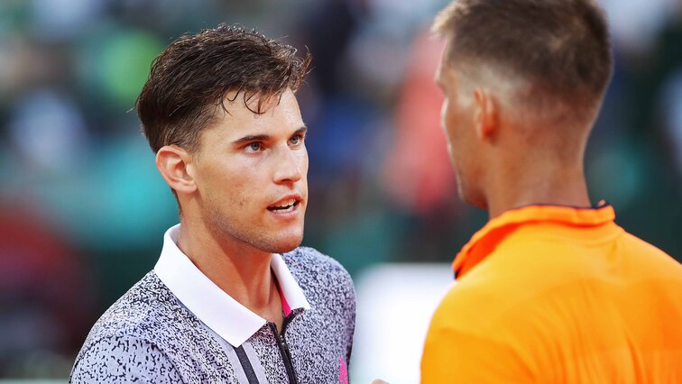 Dominic Thiem und Martin Klizan in Kitzbühel 2018