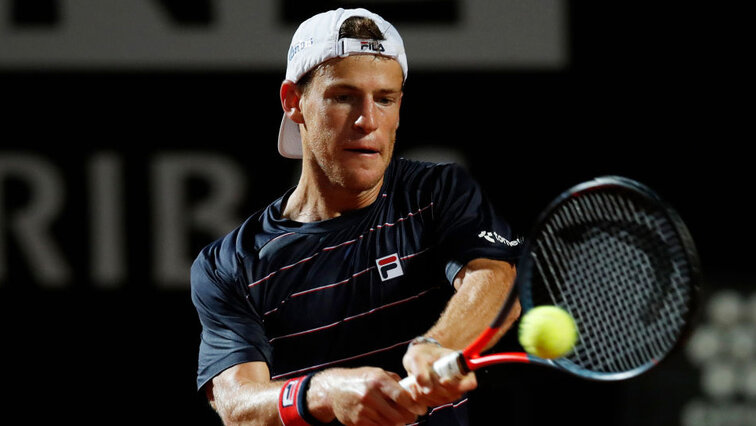 Diego Schwartzman in Rome on Saturday evening