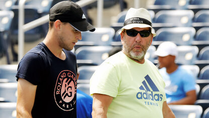 Im Moment keine Gesprächsbasis - Dominic Thiem und Günter Bresnik