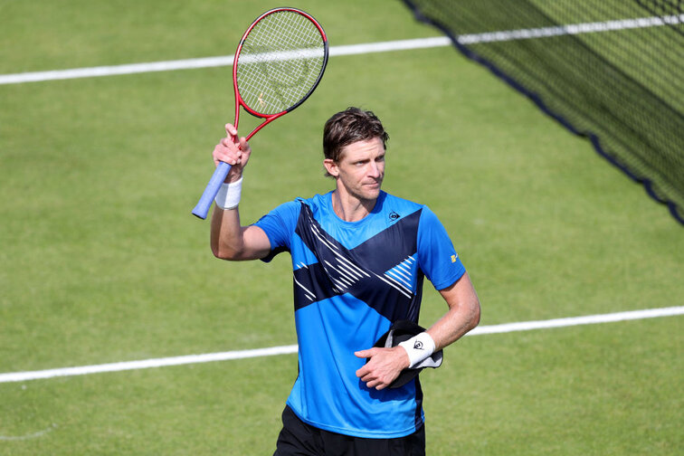 Kevin Anderson crowned himself the tournament winner in Newport