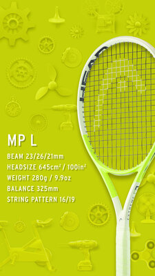 Der HEAD Extreme MP L (280g) 