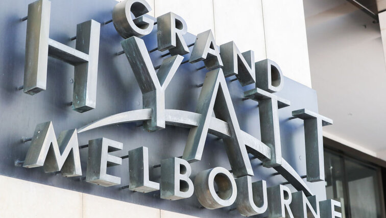 Several players are accommodated in the Grand Hyatt Melbourne