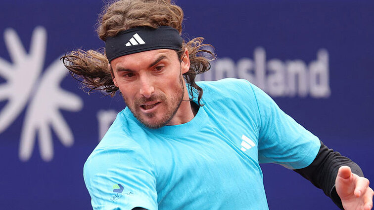 Stefanos Tsitsipas am Dienstag in München