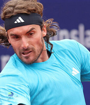 Stefanos Tsitsipas am Dienstag in München