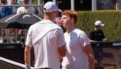 Jan Choinski und Jamie Mackenzie nach dem Finale in Bonn