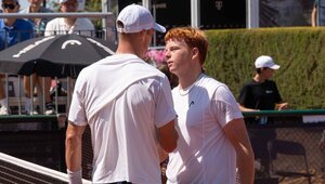 Jan Choinski und Jamie Mackenzie nach dem Finale in Bonn