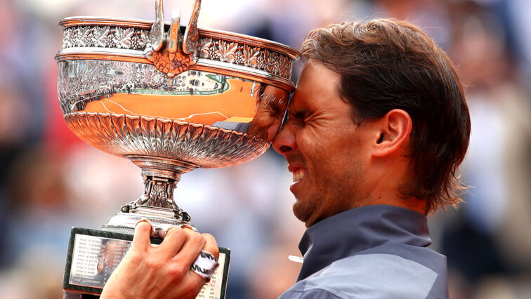 Rafael Nadal hat schon zwölf Ausgaben des Siegerpokals hochgestemmt