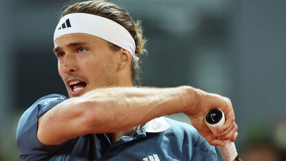Alexander Zverev am Dienstag in Madrid