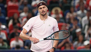 Alexander Zverev wirkte in Shanghai - sehr nachvollziehbar - erschöpft