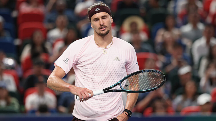 Alexander Zverev wirkte in Shanghai - sehr nachvollziehbar - erschöpft