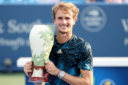 Im Vorjahr gewann Alexander Zverev in Cincinnati Im Vorjahr gewann Alexander Zverev in Cincinnati